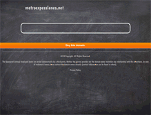 Tablet Screenshot of metroexpesslanes.net